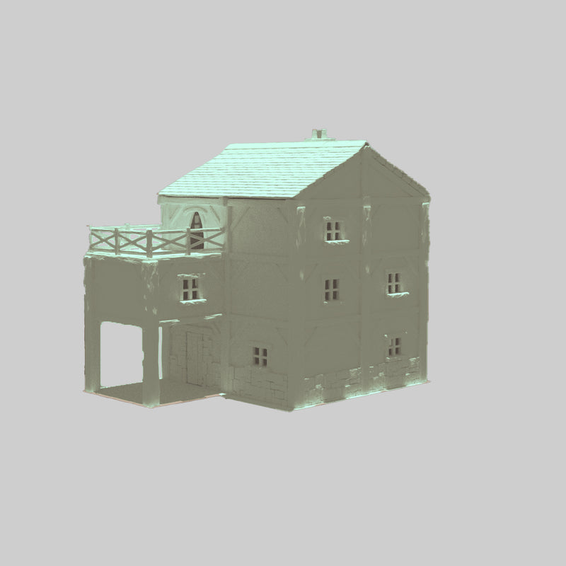 Two-storey house | Medieval Model