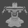 Flame thrower turret | Sci-fi Model